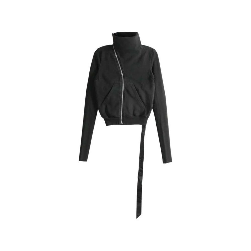 Rick Owens Drkshdw Women Mountain Sweat Asymmetric Zip Sweatshirt